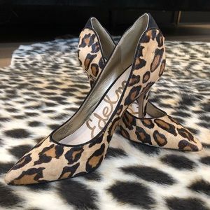 Sam Edelman Leopard Heels